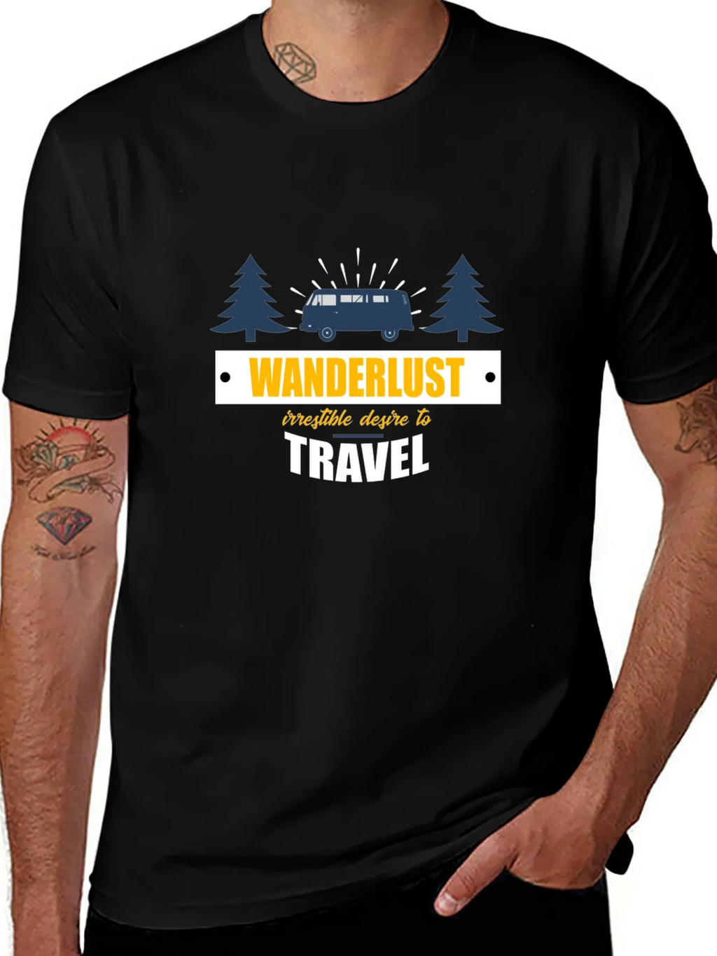 Wanderlust Travel Graphic Tee product image 1