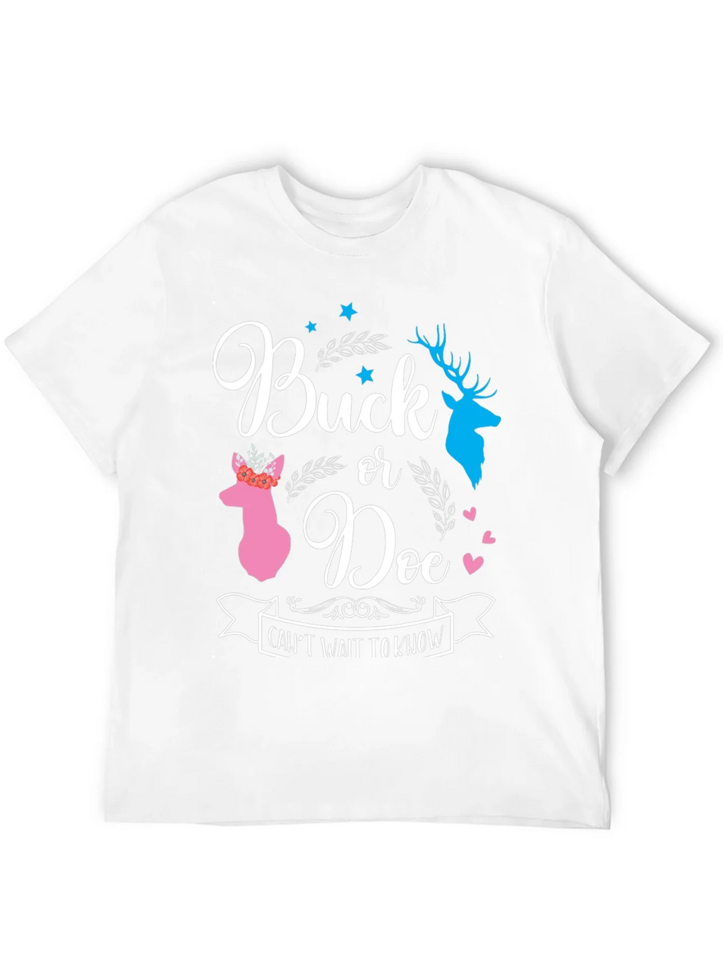 Buck or Doe Gender Reveal T-Shirt product image 10