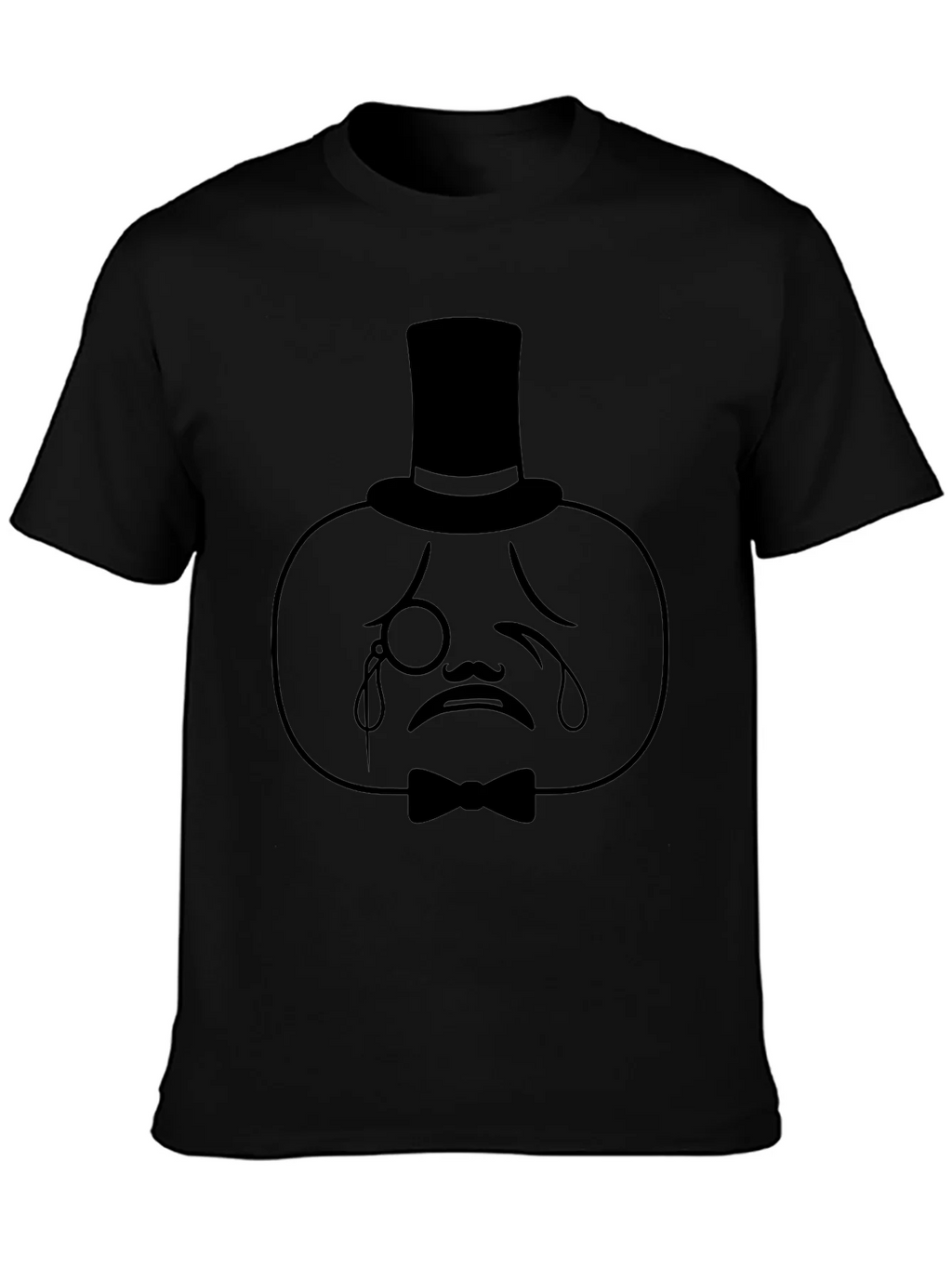 Dapper Crying Pumpkin T-Shirt - Unique Halloween Apparel product image 2