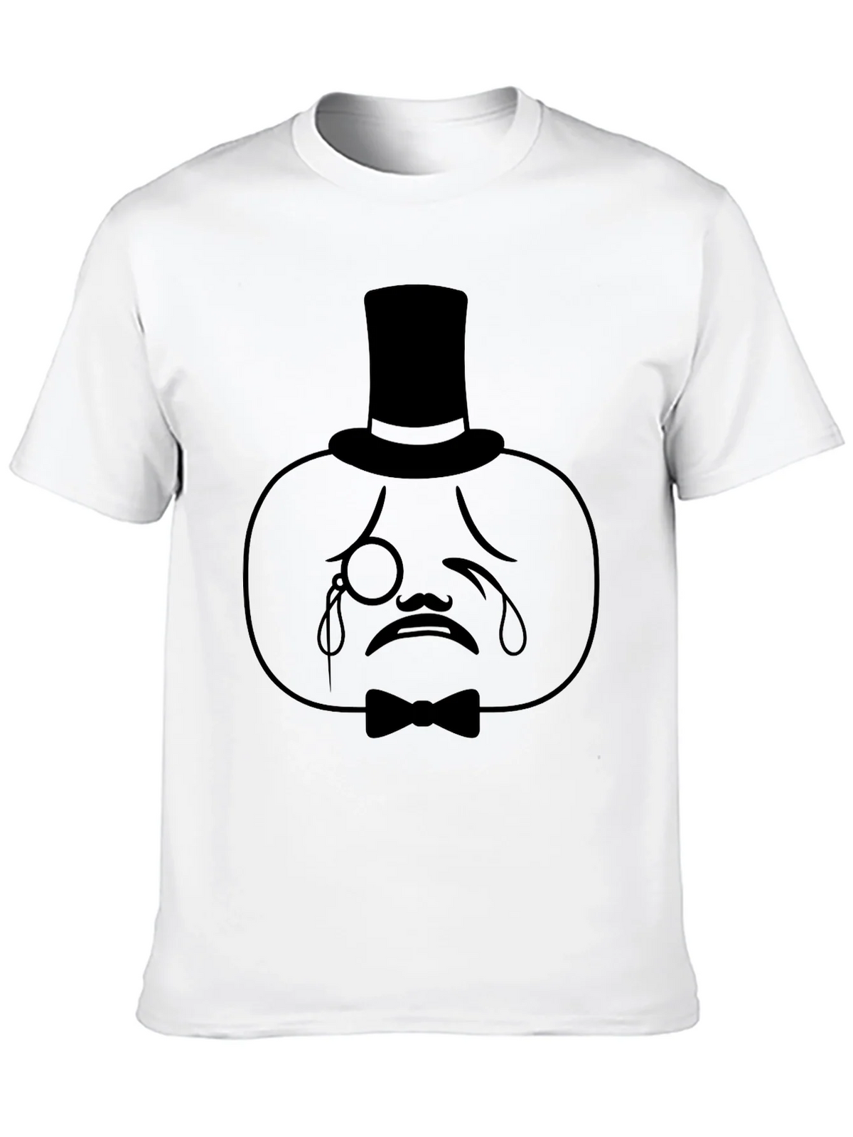 Dapper Crying Pumpkin T-Shirt - Unique Halloween Apparel product image 5
