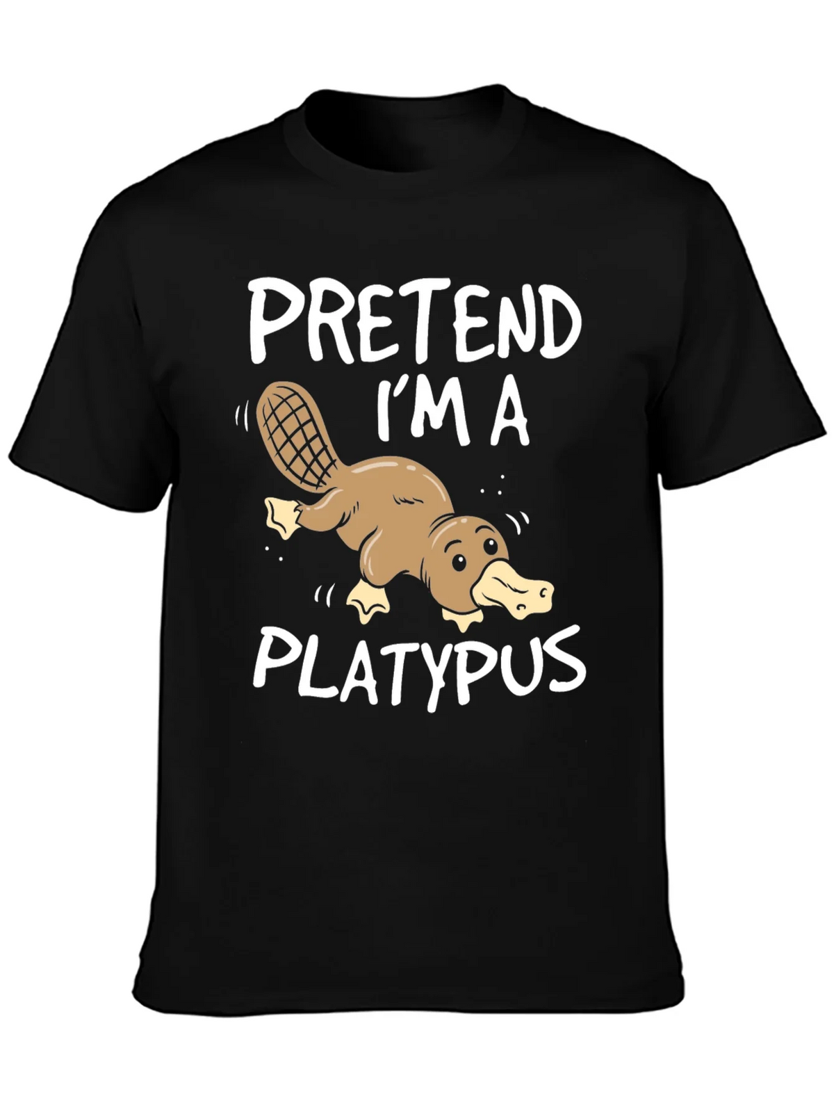 Pretend Im a Platypus Funny T-Shirt product image 3