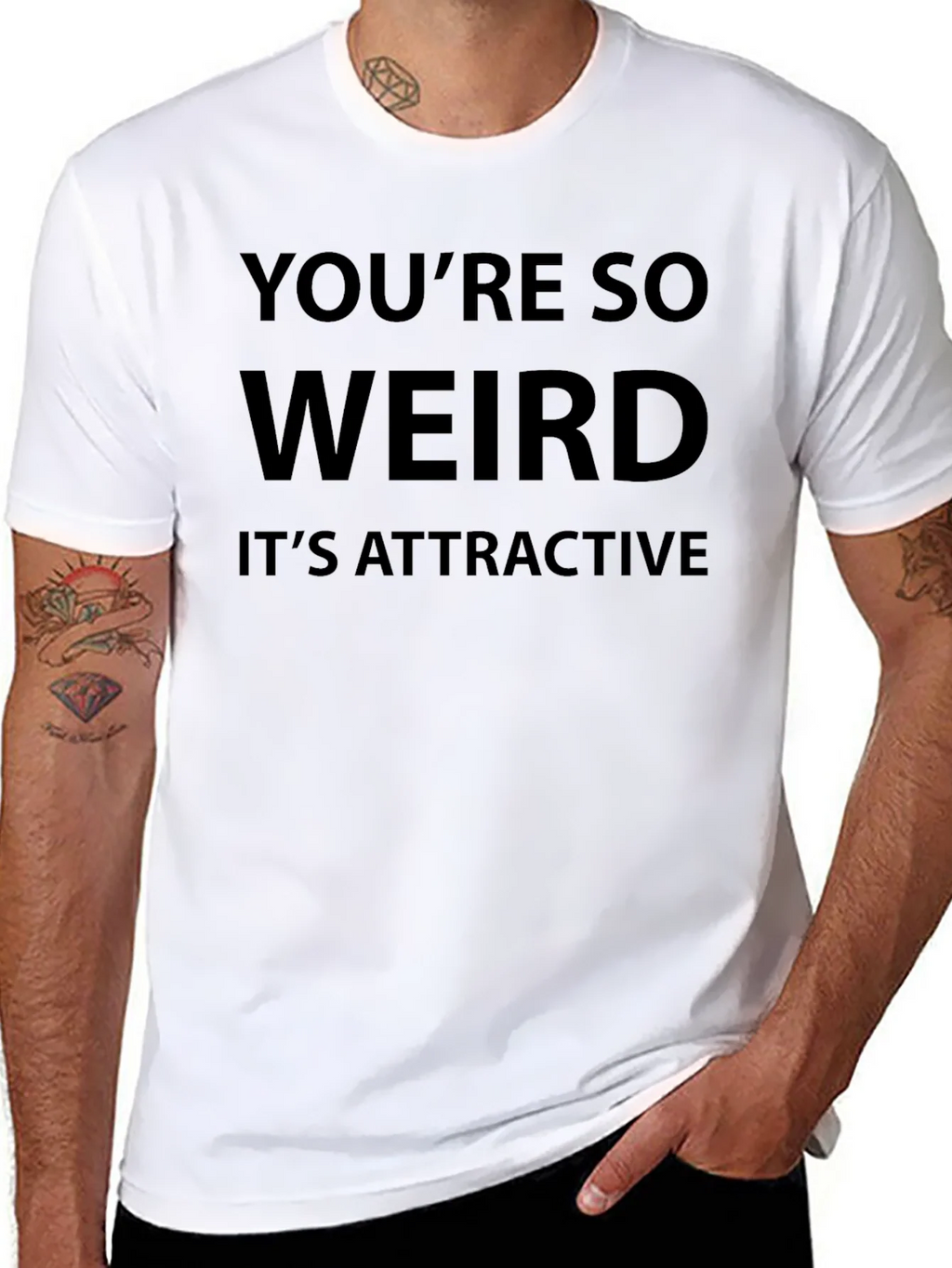 Humorous Youre So Weird Graphic T-Shirt product image 7