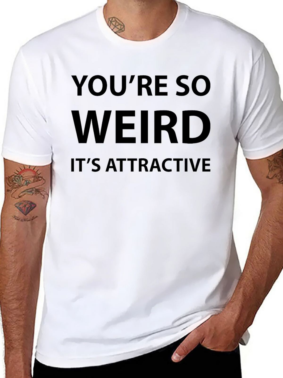 Humorous Youre So Weird Graphic T-Shirt product image 7
