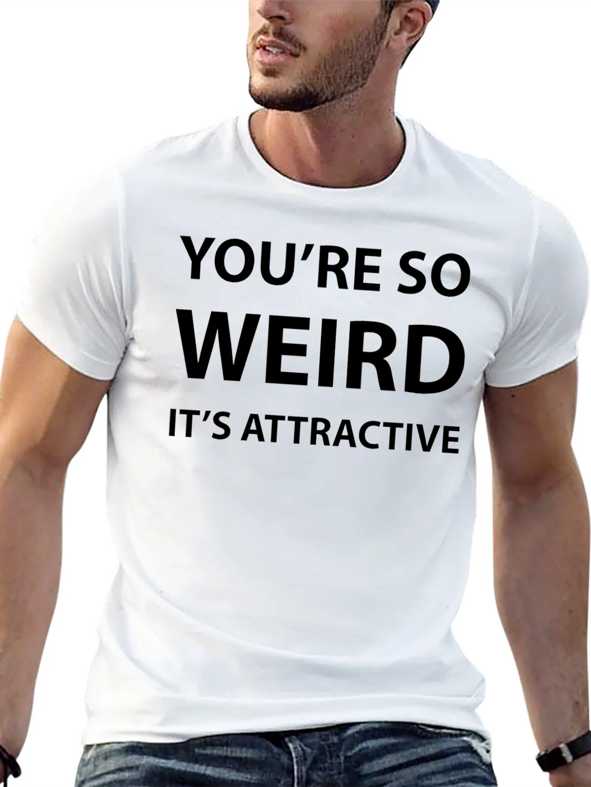 Humorous Youre So Weird Graphic T-Shirt product image 12