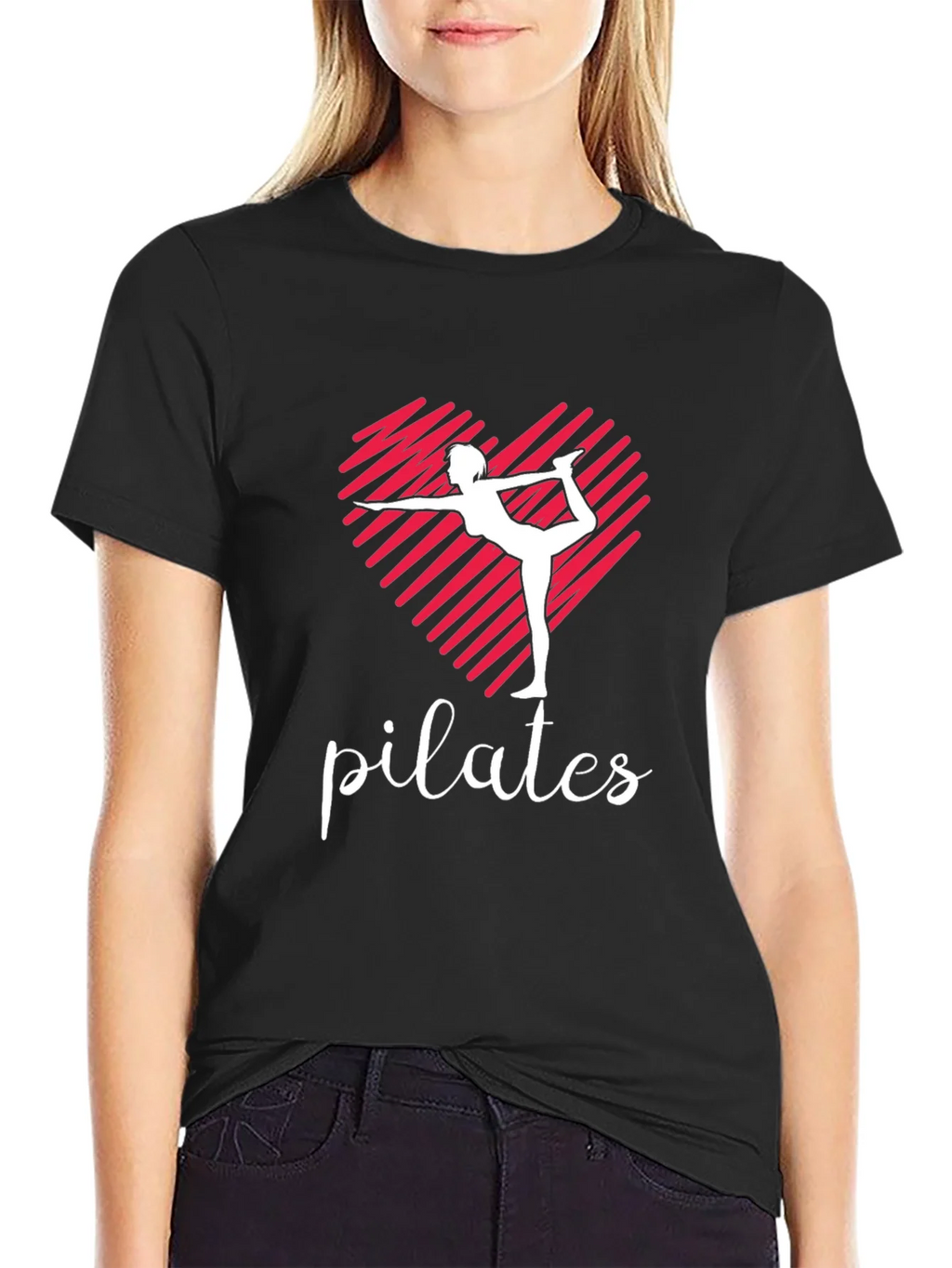 Pilates Heart T-Shirt - Yoga Fitness Tee product image 2