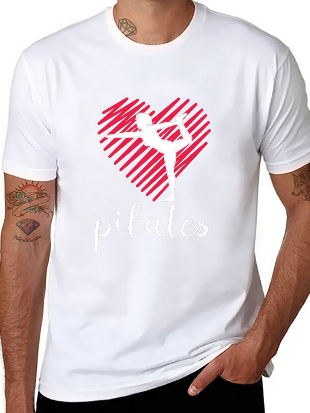Pilates Heart T-Shirt - Yoga Fitness Tee product image 7