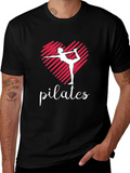 Pilates Heart T-Shirt - Yoga Fitness Tee product image 1
