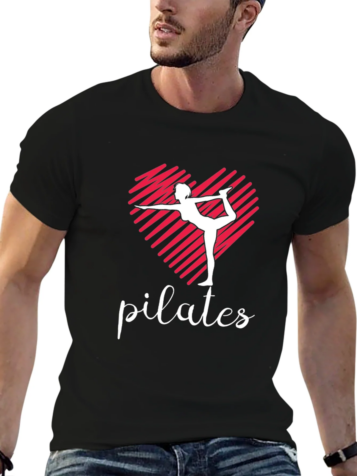 Pilates Heart T-Shirt - Yoga Fitness Tee product image 6