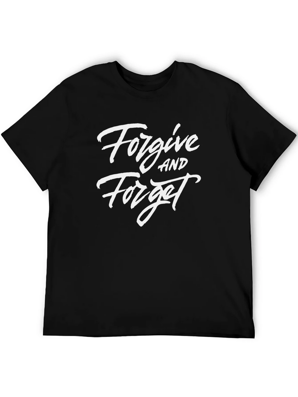 Forgive and Forget Black Graphic Tee product image 5