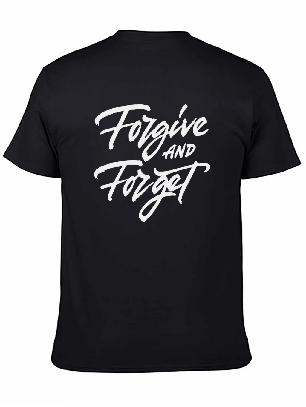 Forgive and Forget Black Graphic Tee product image 4