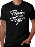 Forgive and Forget Black Graphic Tee product image 1
