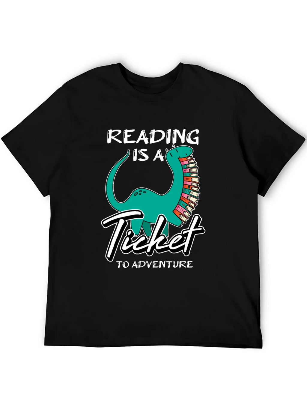 Reading Dinosaur Graphic Tee product image 5