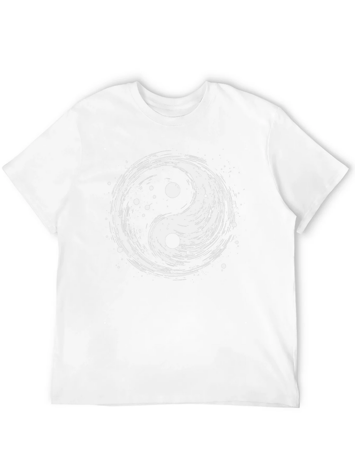 Yin Yang Graphic T-Shirt - Black Cotton Tee product image 11