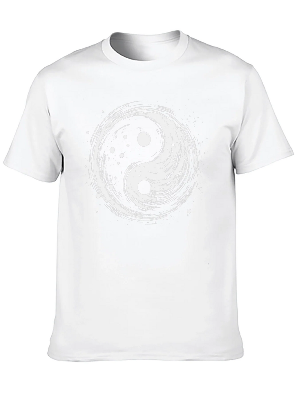 Yin Yang Graphic T-Shirt - Black Cotton Tee product image 9