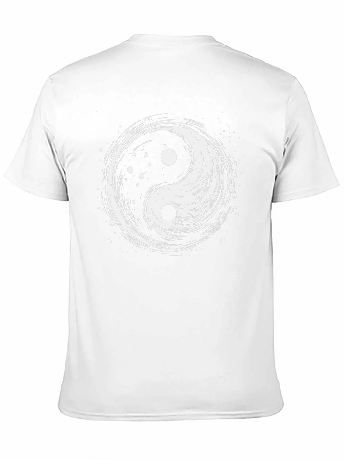 Yin Yang Graphic T-Shirt - Black Cotton Tee product image 10
