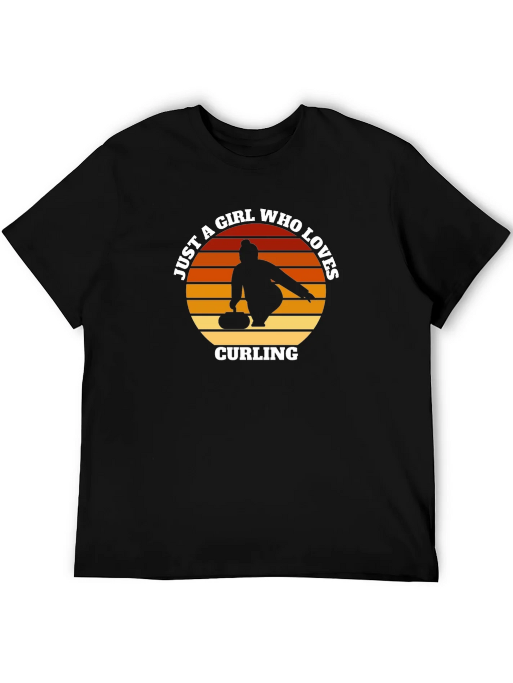 Curling Girl T-Shirt - Just A Who Loves Tee product image 4