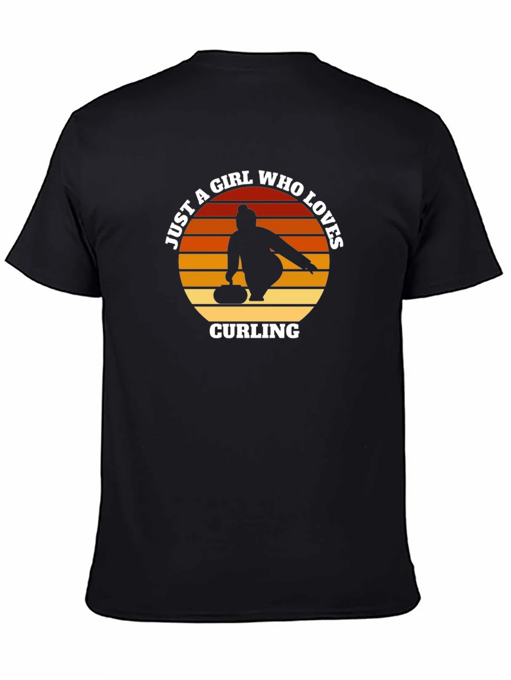 Curling Girl T-Shirt - Just A Who Loves Tee product image 3