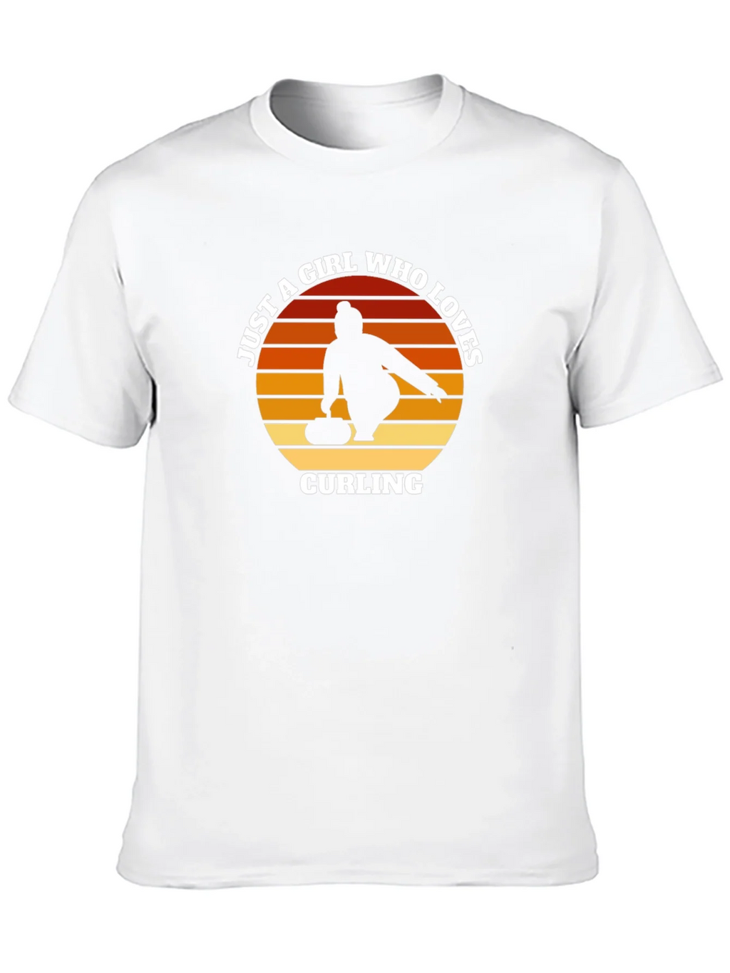 Curling Girl T-Shirt - Just A Who Loves Tee product image 8