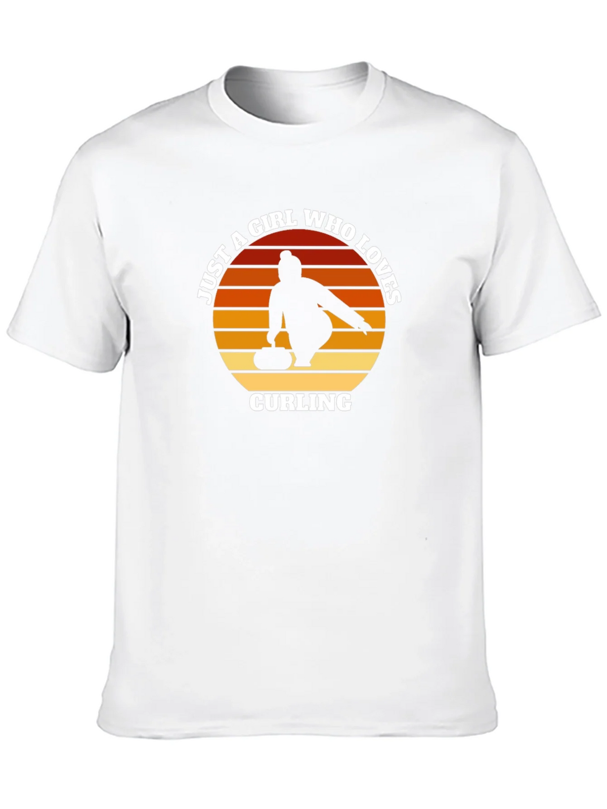 Curling Girl T-Shirt - Just A Who Loves Tee product image 8