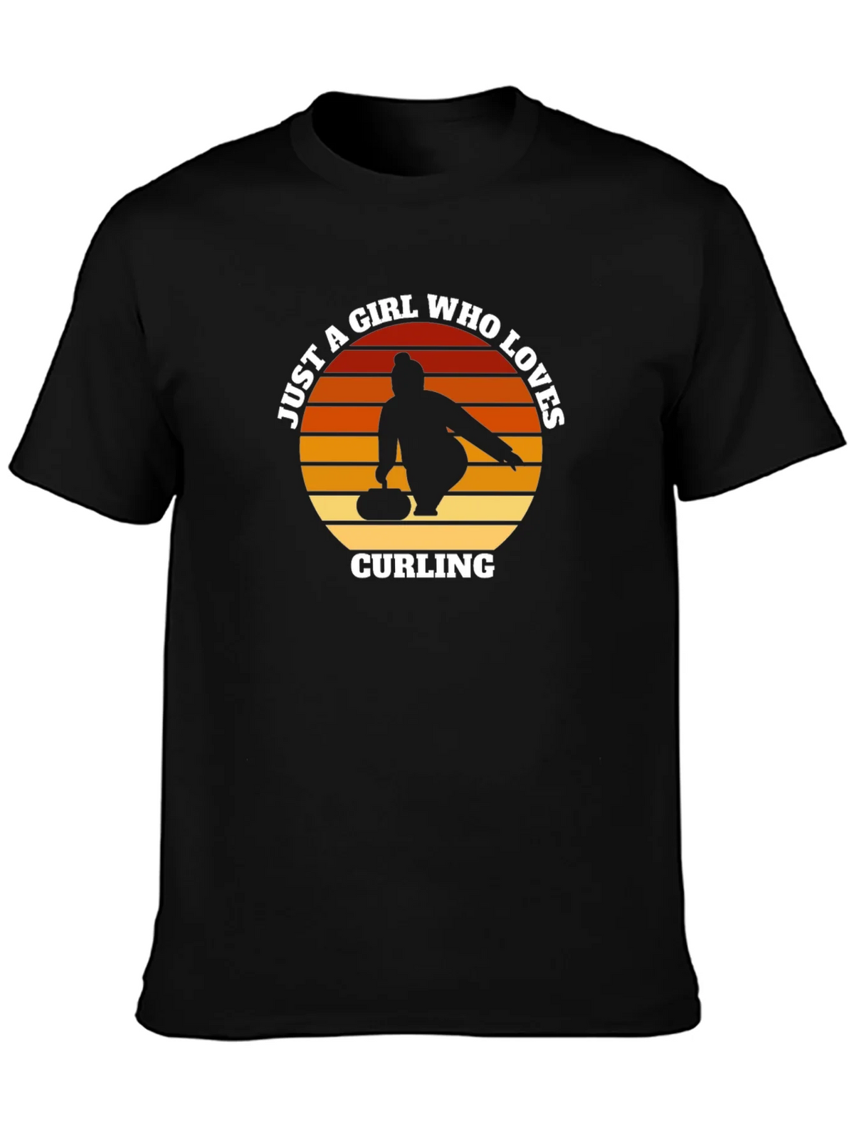 Curling Girl T-Shirt - Just A Who Loves Tee product image 2