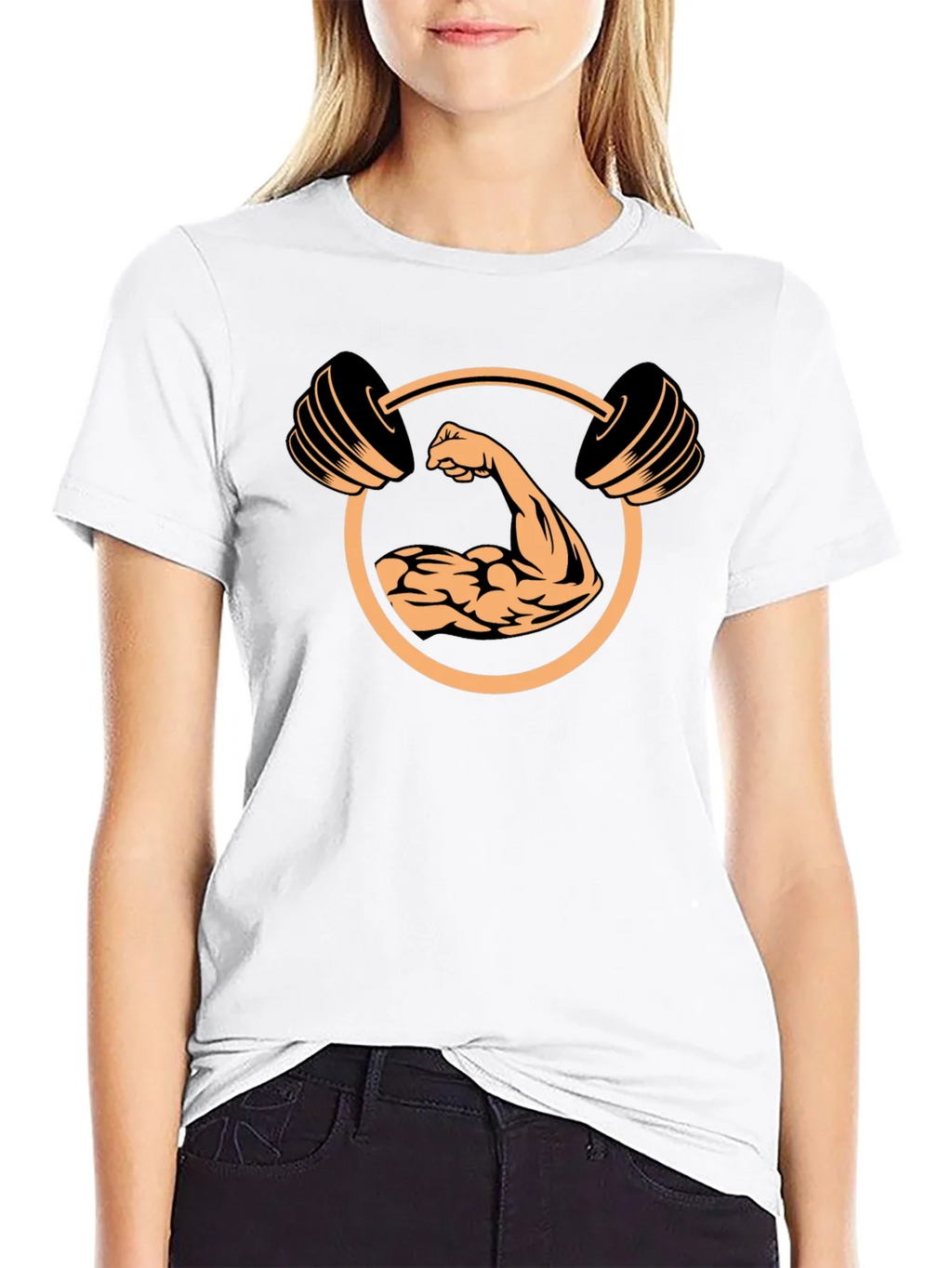 Muscle Gym T-Shirt - Fitness Design Black Tee product image 8
