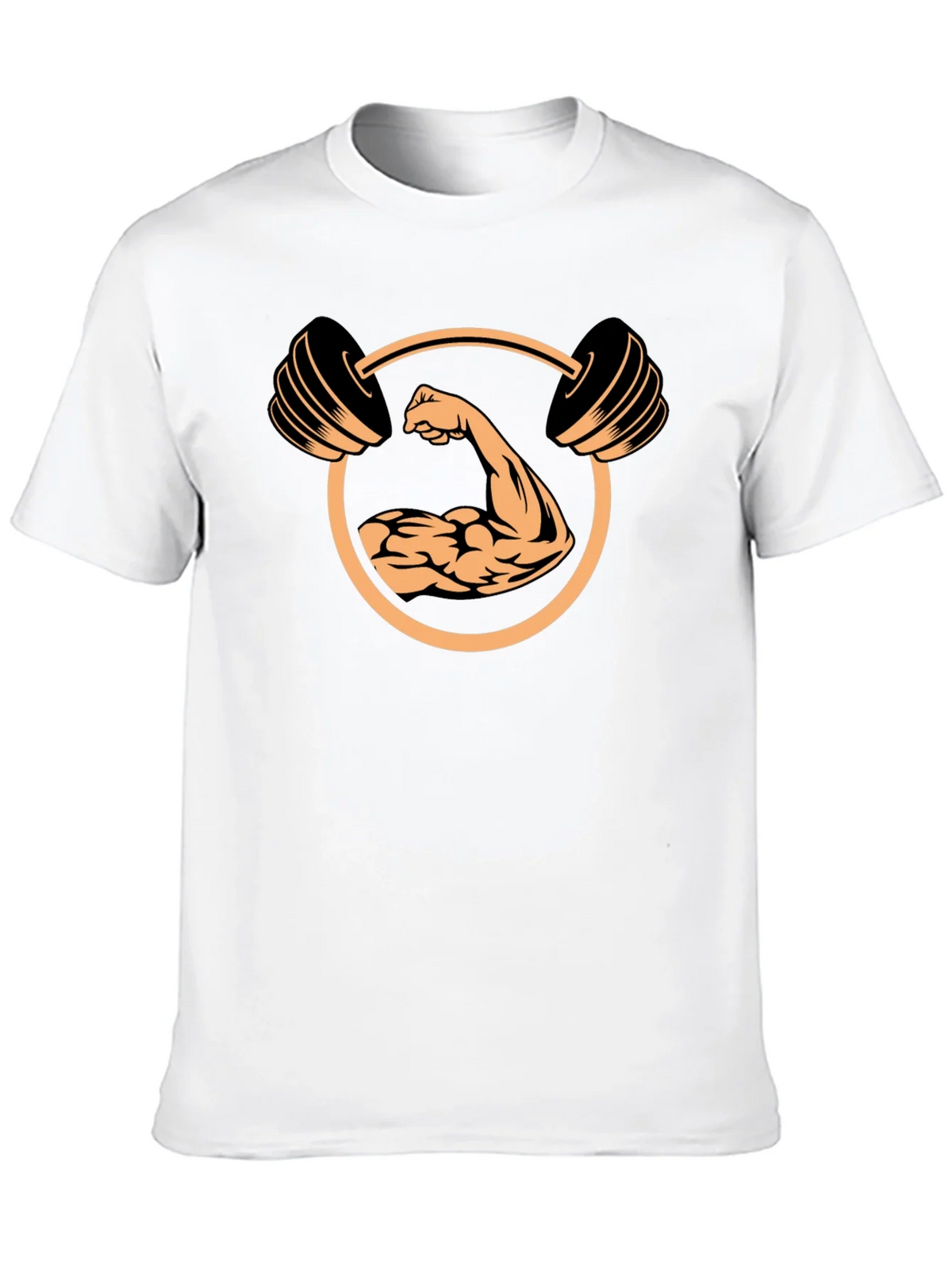 Muscle Gym T-Shirt - Fitness Design Black Tee product image 9