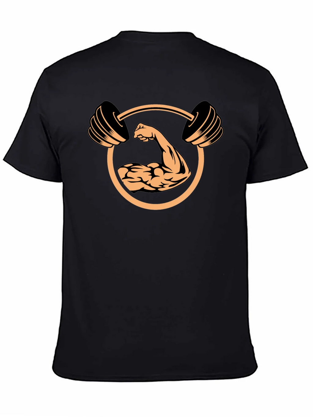 Muscle Gym T-Shirt - Fitness Design Black Tee product image 4