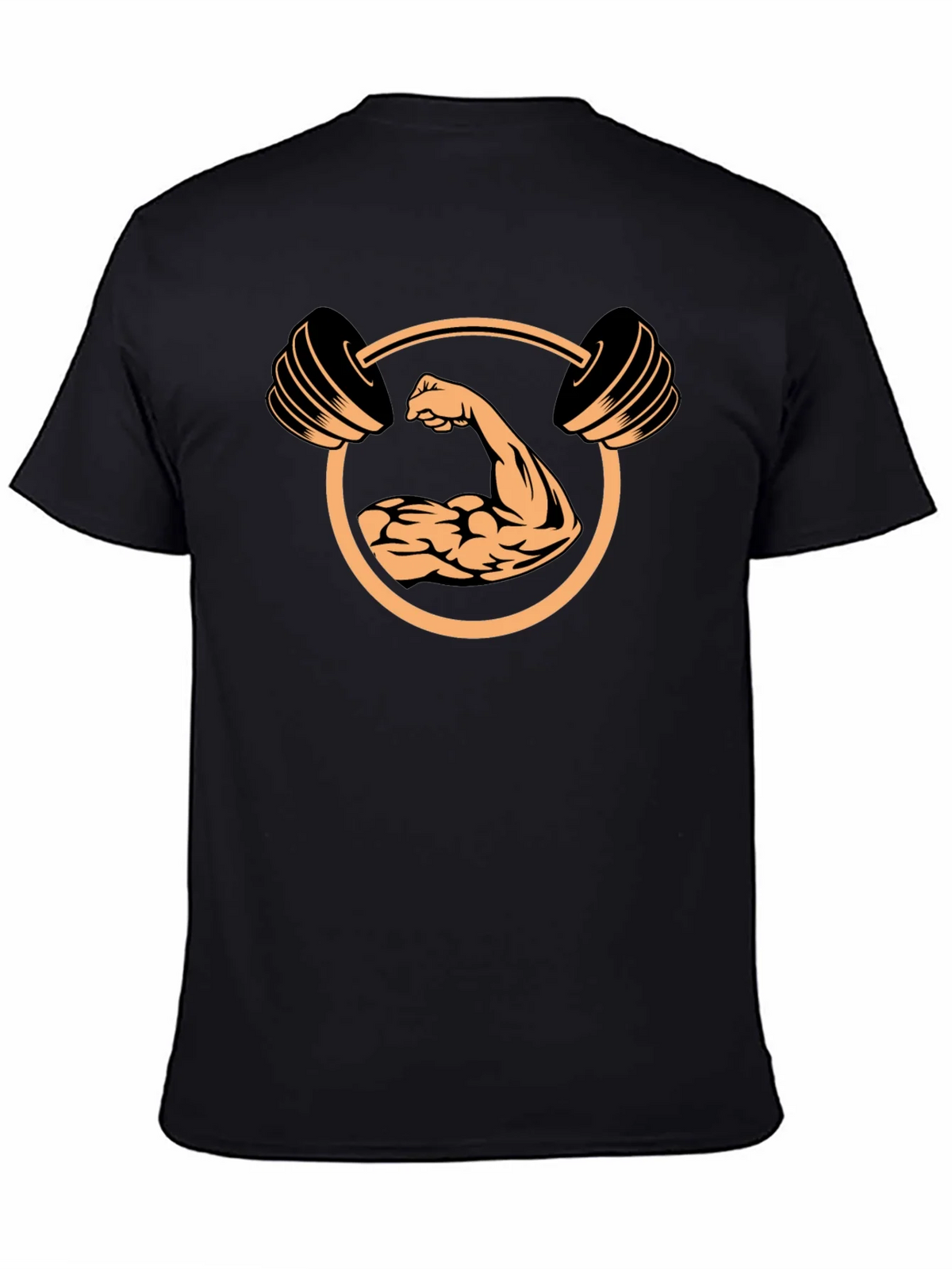 Muscle Gym T-Shirt - Fitness Design Black Tee product image 4