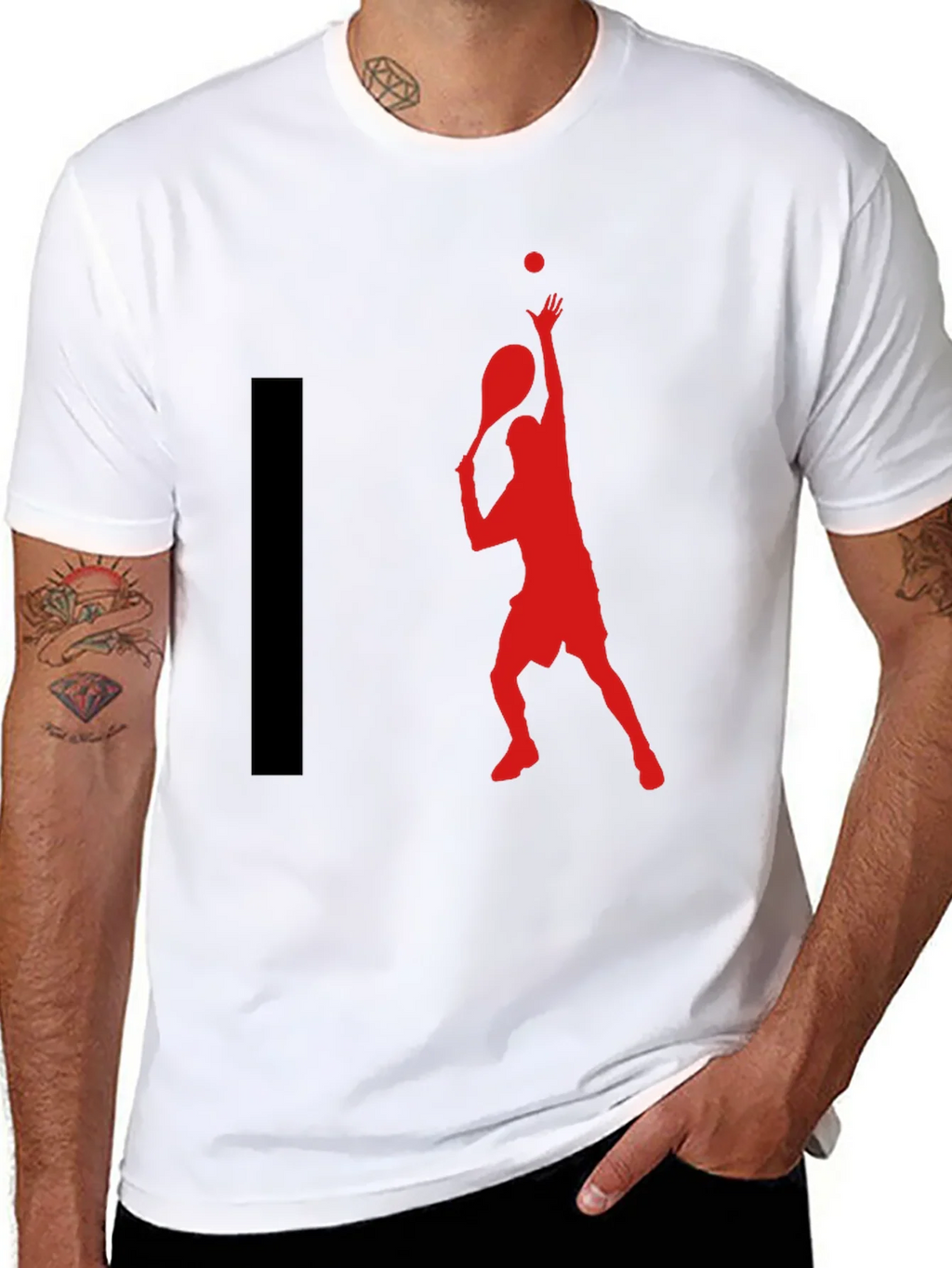 Tennis Player Graphic T-Shirt product image 4