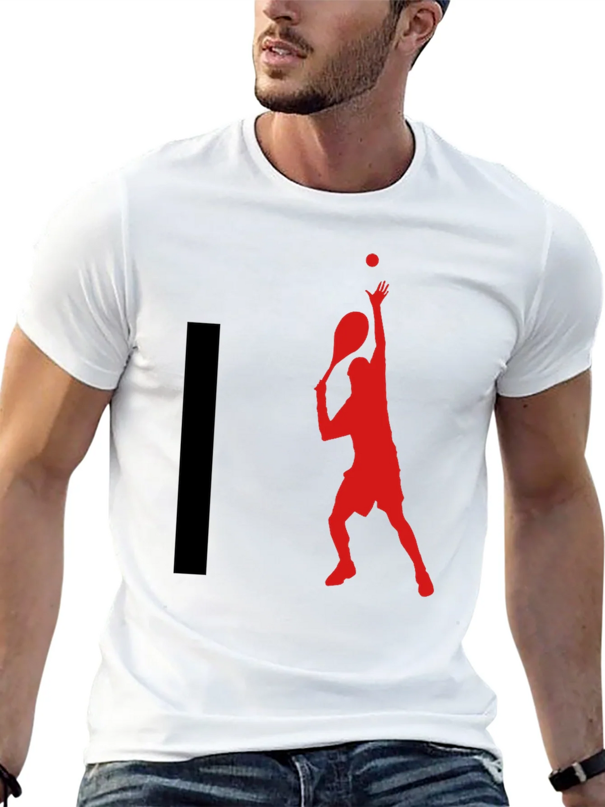 Tennis Player Graphic T-Shirt product image 7