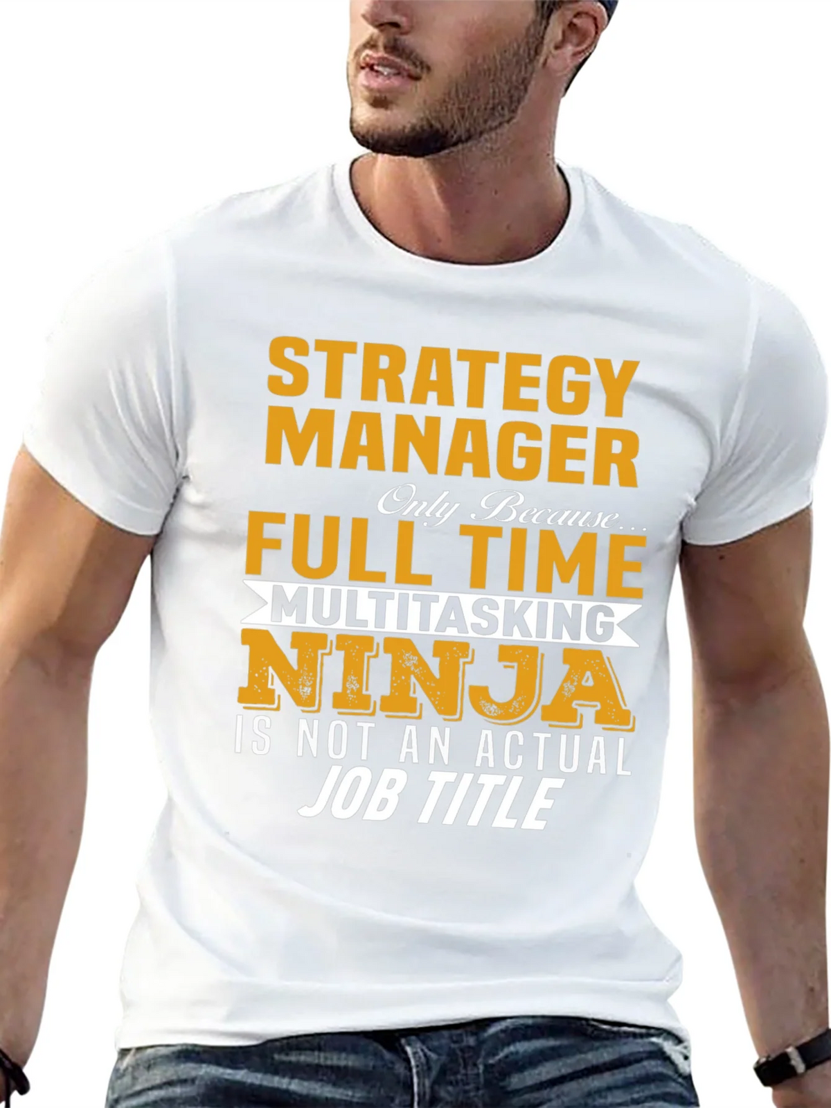 Strategy Manager Full Time Ninja T-Shirt product image 11