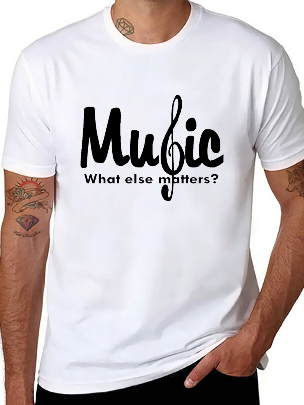 Music What Else Matters? Black T-Shirt product image 7