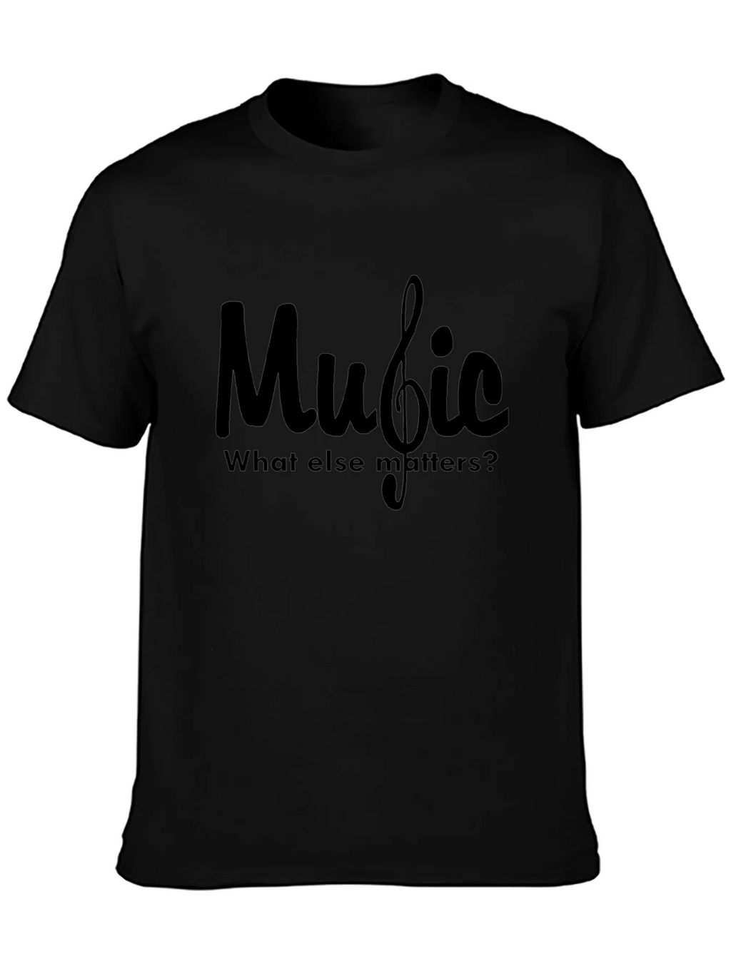 Music What Else Matters? Black T-Shirt product image 3