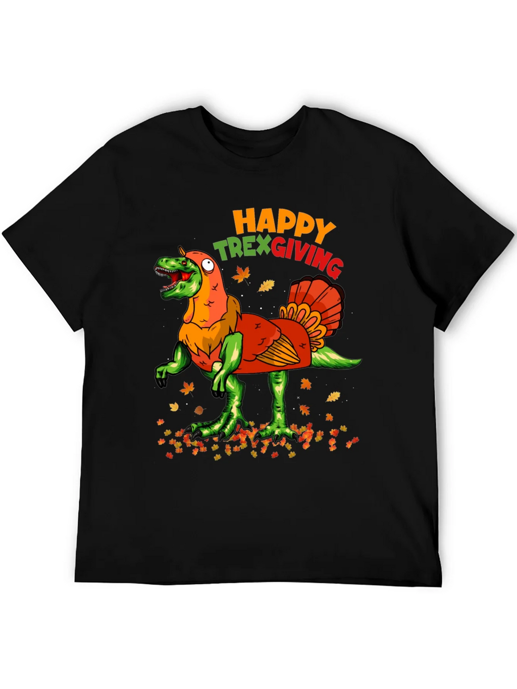 Happy Trexgiving T-Shirt Funny Thanksgiving Turkey Dinosaur product image 5
