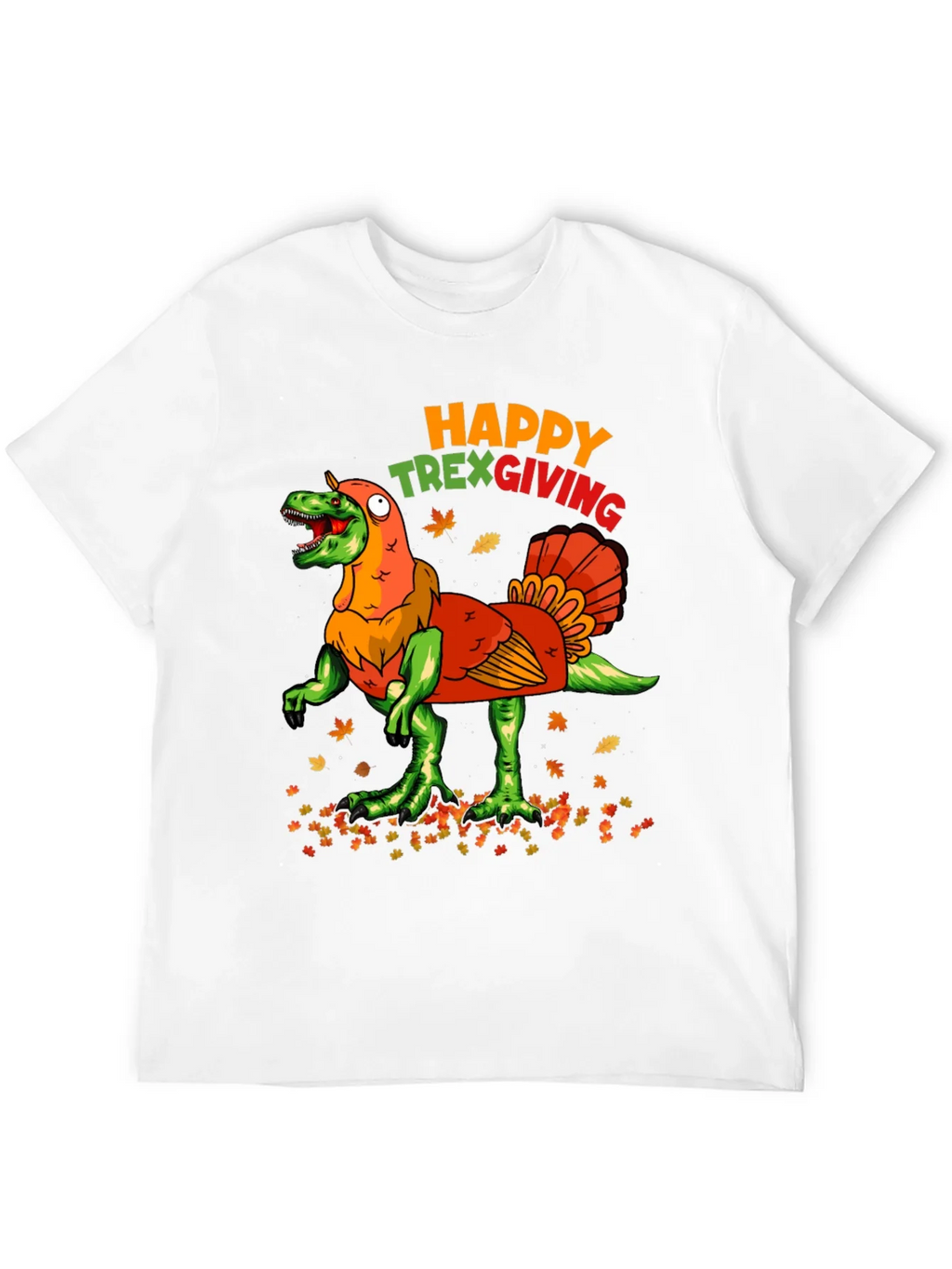 Happy Trexgiving T-Shirt Funny Thanksgiving Turkey Dinosaur product image 11