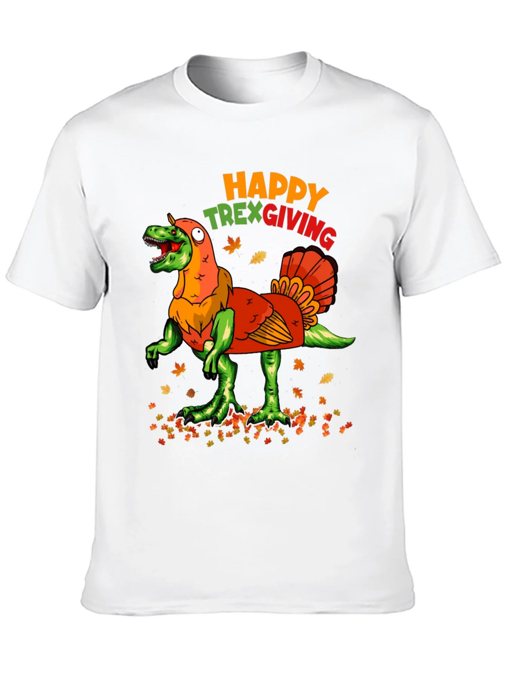 Happy Trexgiving T-Shirt Funny Thanksgiving Turkey Dinosaur product image 9