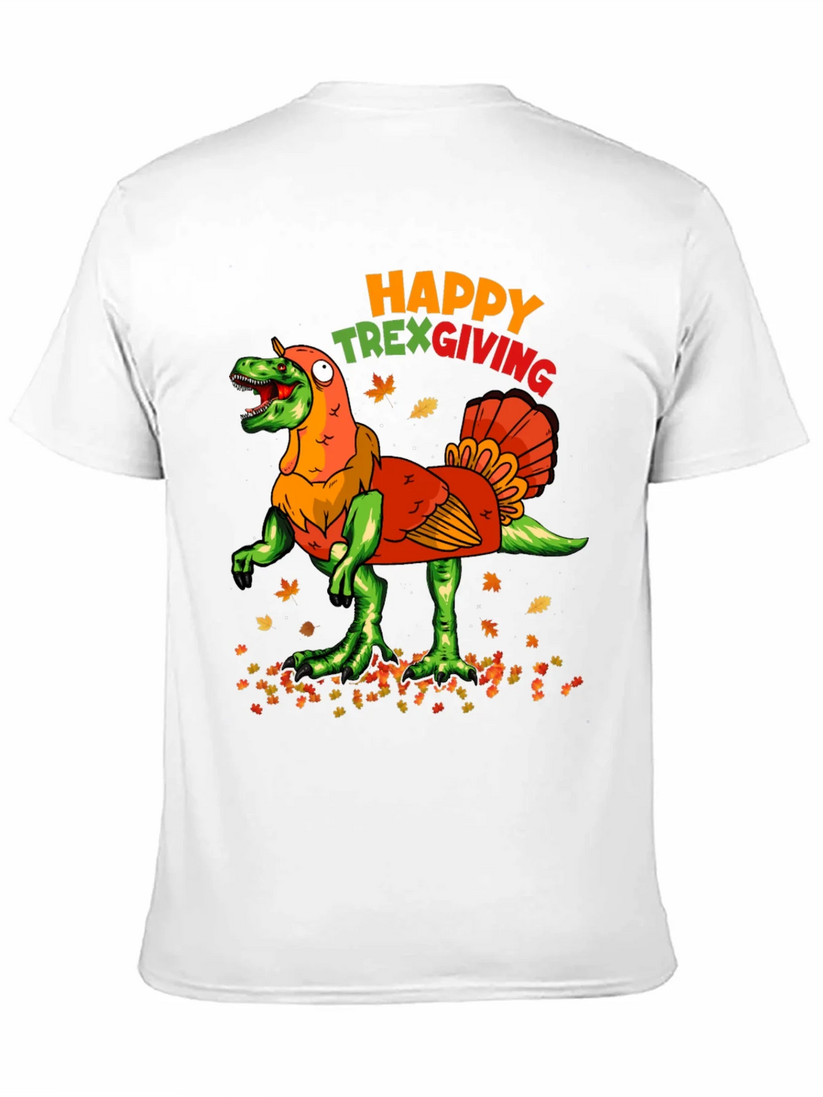 Happy Trexgiving T-Shirt Funny Thanksgiving Turkey Dinosaur product image 10