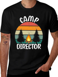 Camp Director Graphic Tee - Retro Camping Shirt product image 1