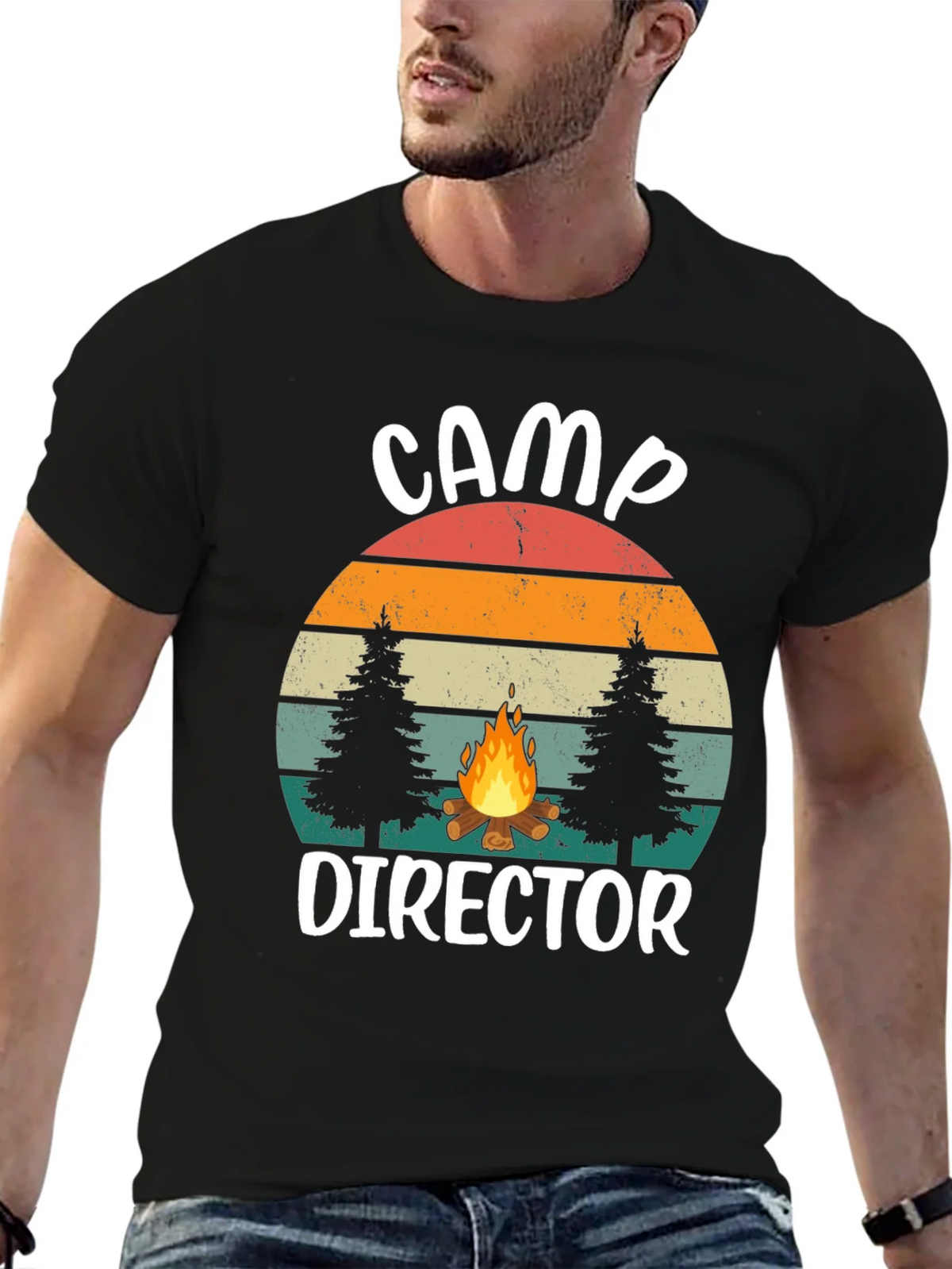 Camp Director Graphic Tee - Retro Camping Shirt product image 6