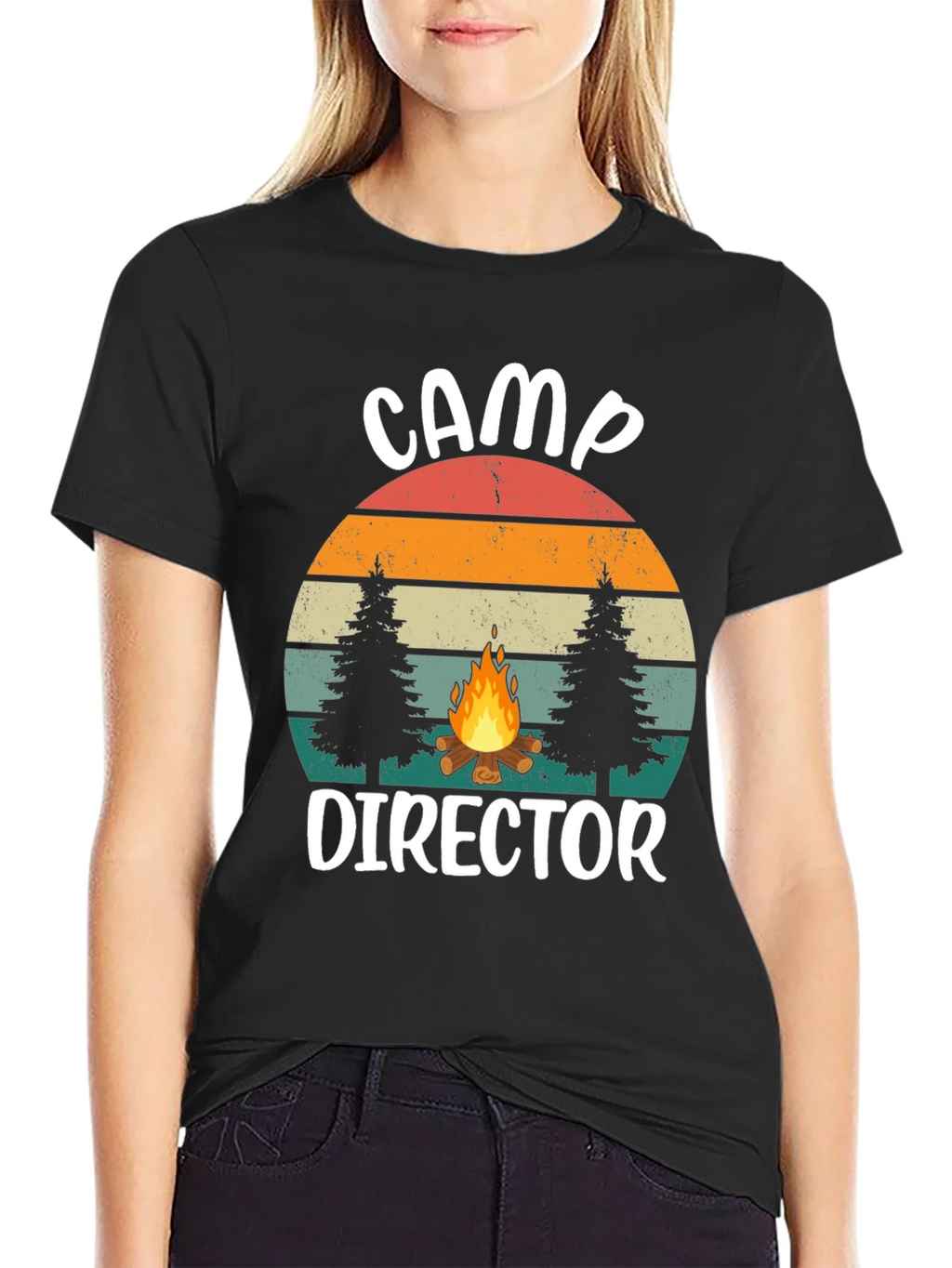 Camp Director Graphic Tee - Retro Camping Shirt product image 2