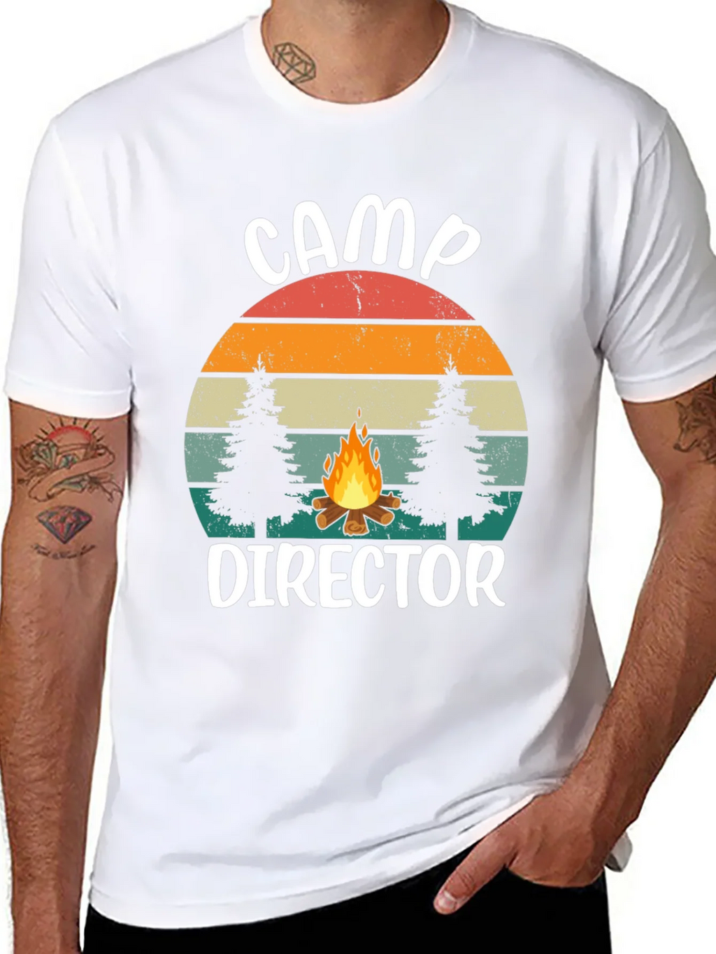 Camp Director Graphic Tee - Retro Camping Shirt product image 7