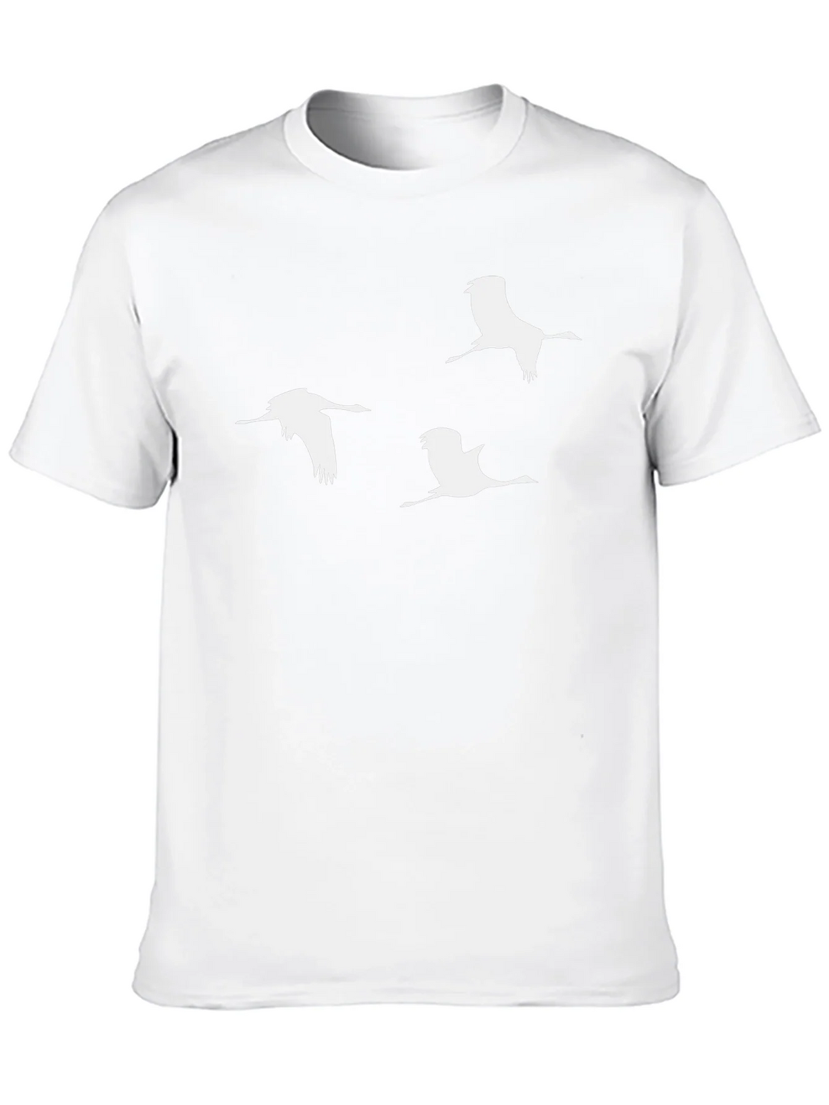 Mens Crane Graphic T-Shirt - Black product image 9