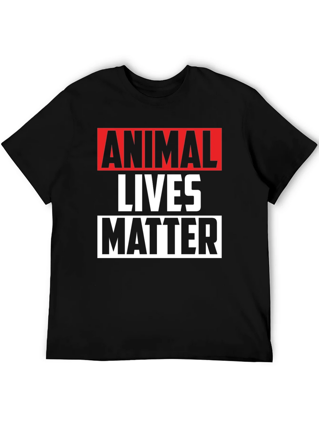 Animal Lives Matter Graphic Tee - Black Unisex T-Shirt product image 5