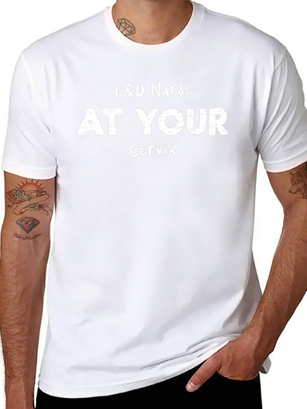 L&D Nurse At Your Cervix Graphic T-Shirt product image 7