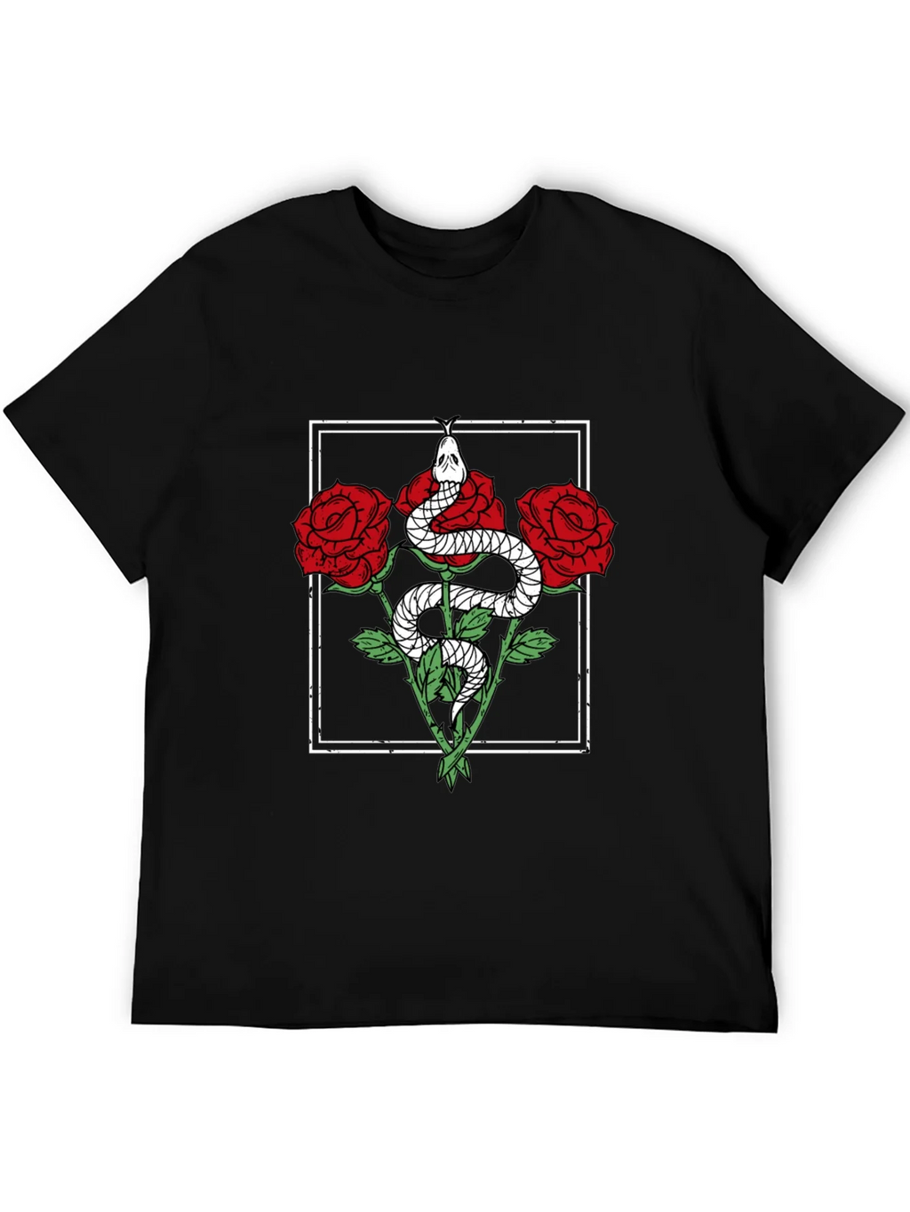 Snake & Roses Graphic Tee product image 5
