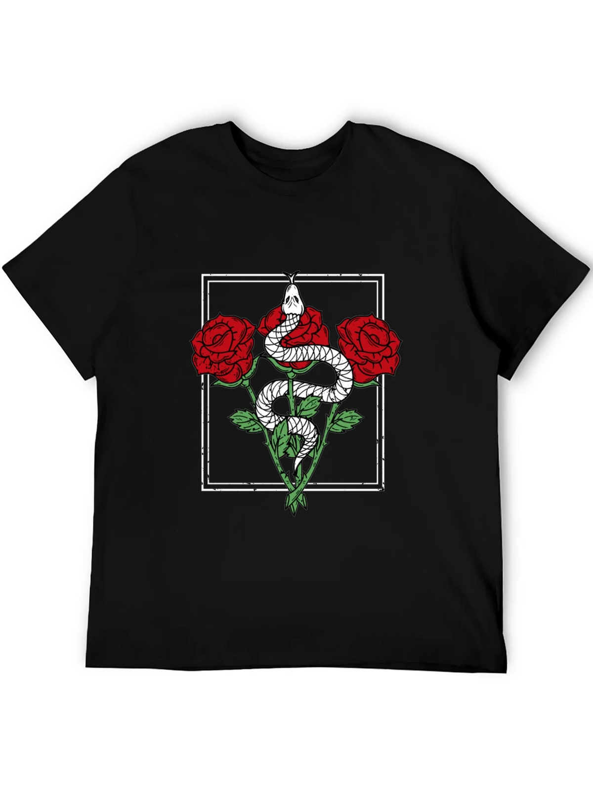 Snake & Roses Graphic Tee product image 5