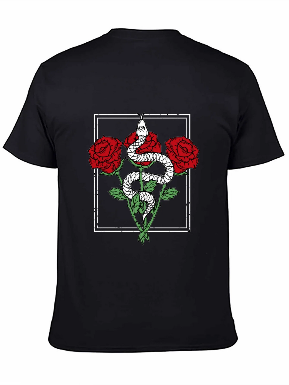 Snake & Roses Graphic Tee product image 4