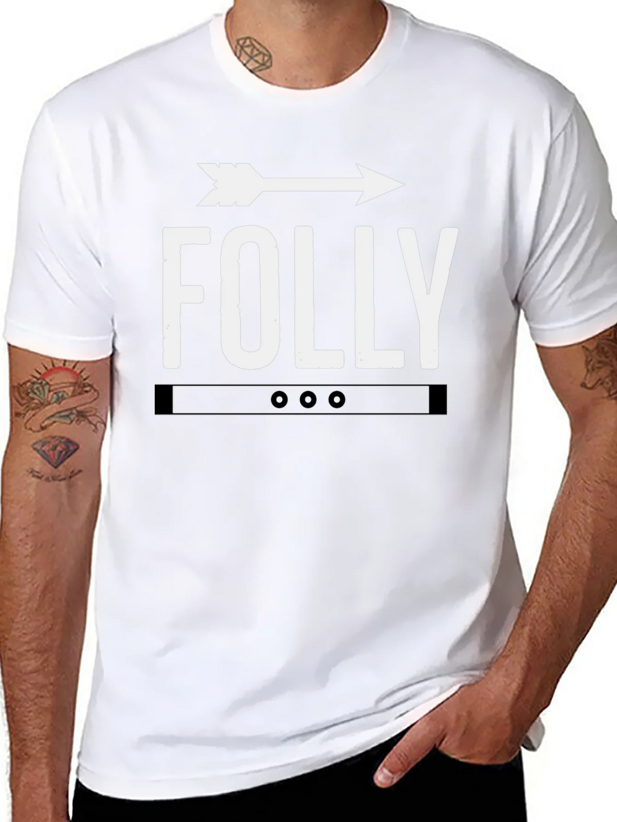 Folly Arrow Graphic Tee - Classic Black T-Shirt product image 5