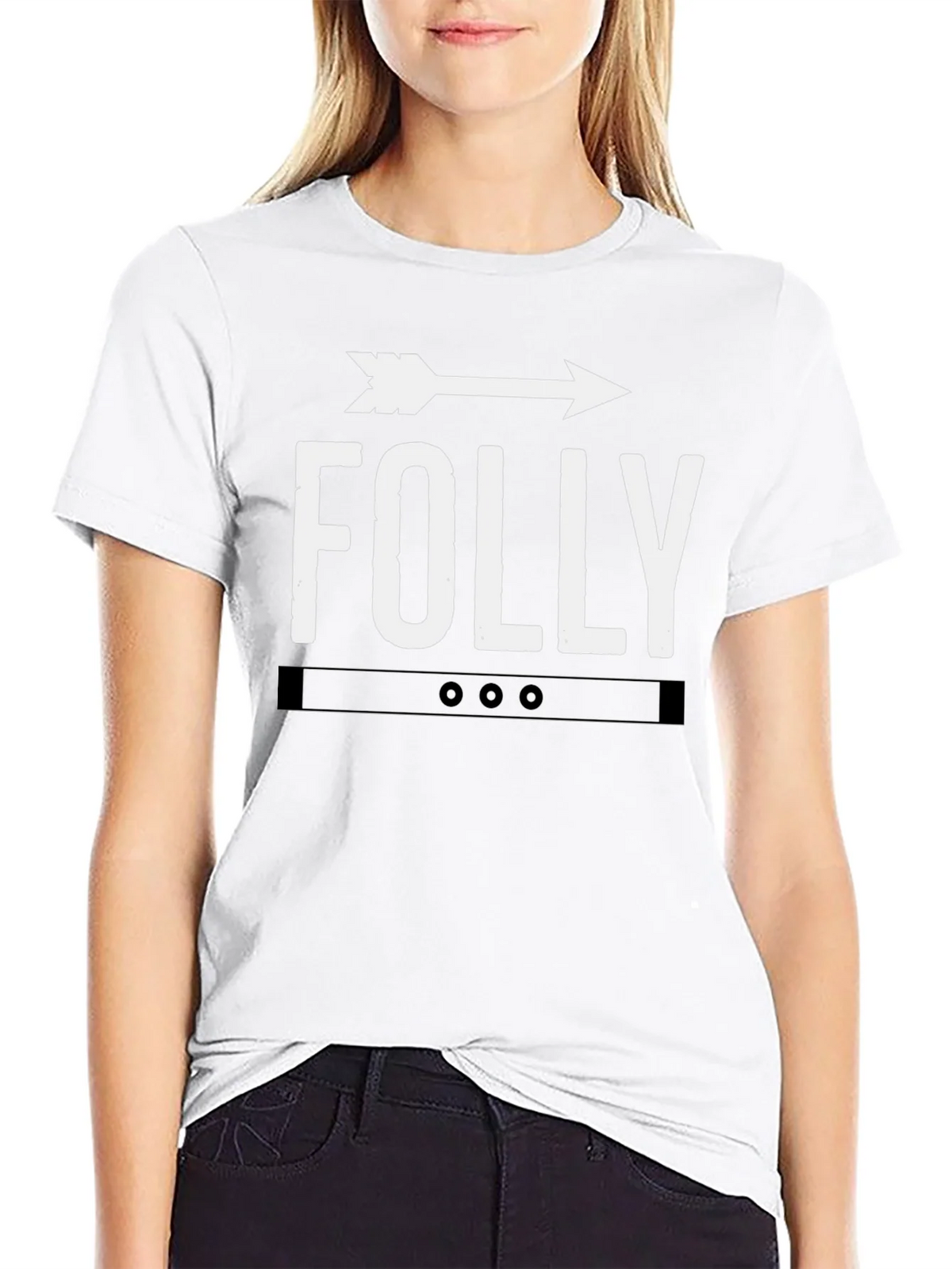 Folly Arrow Graphic Tee - Classic Black T-Shirt product image 6