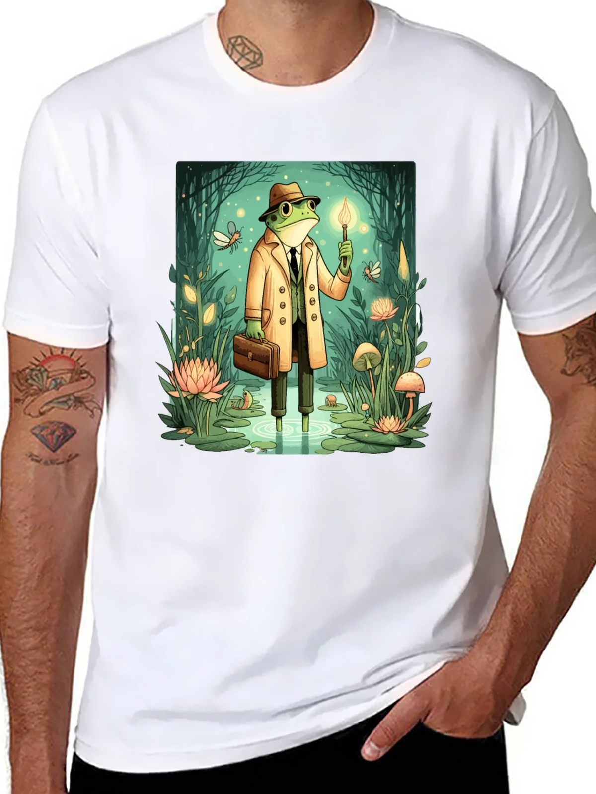 Detective Frog T-Shirt product image 7